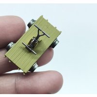 ipuranol 1/87 handmade 3D hand cranked rail car train sand table model static model decoration cannot be pushed