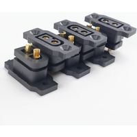 6/12PCS XT60E-F Female Plug Connector XT60 Socket Plugs Panel Mount Fixed With Screws For RC FPV Lipo Battery RC Quadcopter