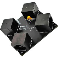Throwing Star LAN Tap Network Packet Capture Mod Replica Monitoring Ethernet Communication RJ45 Connector Passive Ethernet Tap