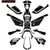 2023 Tracer9 Accessories Tank Pad 3D Gel Epoxy Resin Stickers Kit For Tracer 9 Tracer 9GT 2021 2022 2023