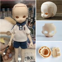 Ob11/gsc Face Shell Handmade DIY Decoration Assembly Production 12 Points Bjd Clay Doll Replace Face Accessories Face/head Shell