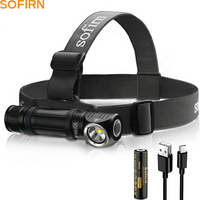 Sofirn HS40 USB C Rechargeable Headlamp 18650 Super Bright SST40 LED Torch 2000lm Headlight with 2 Modes Power Indicator