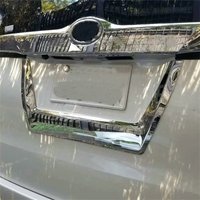 WELKINRY For Toyota Noah Voxy R80 3rd Generation 2014-2021 Esquire Car Tail Rear Box Gate Back Door License Plate Cover Trim