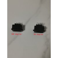 2PCS Replacement Parts 90/180 Degree Connector Female for NES Console 7Pin Socket