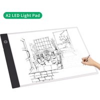 New A2 Ultra-thin LED Light Box Dimmable Brightness Drawing Table USB Powered for Artists Designing Tattoo Drawing Streaming
