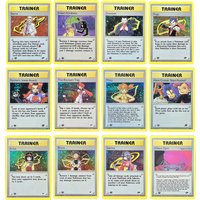 PTCG Proxy Cards Trainer Blaine Gym Challenge Chaos Gym Sabrina Giovanni Erika Hobbies Rare Collection Battle Cards Toys Gifts