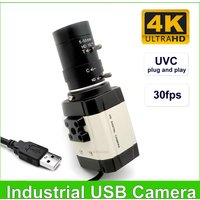 HD 4K USB Webcam 30fps 8MP IMX415 PC Video Usb Camera UVC OTG 2K 4MP Live Broadcast Camera With 2.8-12mm / 5-50mm Varifocal Lens