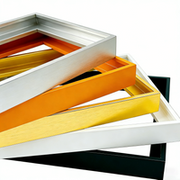 2026 New DIY Aluminum Alloy Floating Picture Frame, 2.7cm Deep Multiple Colors, Custom Size Available, Modern Wall Decor