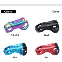 Honsun MTB Road Bike Stem -17 Degree Ultralight Aluminum Alloy Handlebar Stem 28.6*31.8mm 70/90mm Cycling Bike Accessories