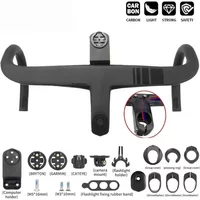 AliExpress NONE ALANERA RS T1000 Carbon Integrated Road Handlebar with Computer Mount, Internal Cable Routing, 28.6mm Steerer & Spacers