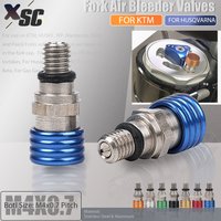 Motorcycle M4x0.7 Fork Air Bleeder Valves M4 For KTM SX SXF EXC XC XCF XCW XCFW ADV Duke For Husqvarna TE FE TC FC 85-350 450