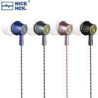 NICEHCK YD520 3.5mm HiFi IEM Wired Earbud 10mm PET Dynamic Driver Music In Ear Monitor Earphone Vocal Headset IEMs Gaming Sports