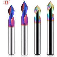 BB Spot Drill Bit CNC Hole Making Tool NC 60 90 120 Degree Short Drill 1mm-20mm Hard Steel Aluminum Coating BL2060 BC2055