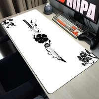 Sakura Katana Mouse Pad Large Gaming Office Mousepad XXL Anti-slip Rubber Stitched Edge Computer Desk Mat Gamer Long Mousepads