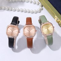 The new retro watch for girls on Instagram has a unique and elegant style with a touch of luxury and a delicate leather strap