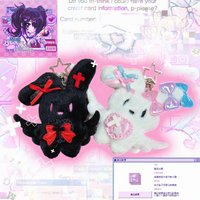 NEEDY GIRL OVERDOSE Anime Keychain Women Doll Key Chain Man Plush Key Ring Pendant Ornament Accessories Friend Gift