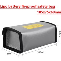 Fireproof RC Lipo Battery 185x75x60mm Fireproof Safety Guard Safe Bag Charging Sack Battery Safety Guard for FPV Racing Drone