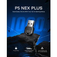 AIMZENIX P5 NEX Plus Adapter for PS5 Pro/Slim, 1000Hz Low Latency Controller Converter Bridge, Compatible AX360P/MONSTER Adapter
