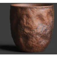 Rough Pottery Old Rock Clay Stone Texture Master Teacup Chinese Zen Kung Fu Tea Ceremony Drinking Tea Master Single Cup