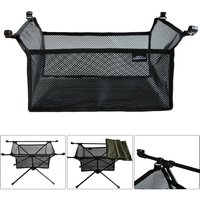 Under the Table Mesh Pouch Outdoor Folding Net Bag Picnic Under Table Storage Hanging Pocket for Desk Box Tripod Organizer Mesh