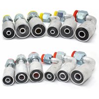 1pcs Automotive air conditioning general pipe aluminum joints,aluminum fitting R12 3/8 1/2 5/8,Air conditioning aluminum joint