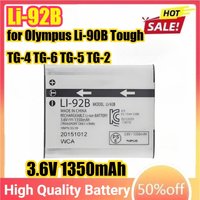 Li-92B Li92B Camera Battery for Olympus Li-90B Tough TG-4 TG-6 TG-5 TG-2 TG-1 IHS SH-1 SH-2 SH-60 SH-50 IHS XZ-2 iHS SP-100 image 4