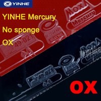 YINHE MERCURY OX Table Tennis Rubber ITTF Approved Single Ping Pong Rubber No Outer Packaging/Sponge Table Tennis Racket Rubber
