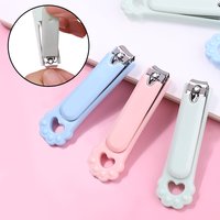 1Pcs/2Pcs Mini Creative Folding Nail Clippers Adult Home Use Single Pack Cartoon Nail Trimming Beauty Tool All Ages