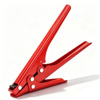 Cable Tie Gun Carbon Steel Zip Tie Tool for Tensioning Cutting Cable Ties Under 3/8 Inch Electrician DIY Tool