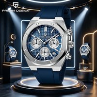 PAGANI DESIGN 2026 New VK63 Men's Business Quartz Watch Sapphire Stainless Steel 20Bar Waterproof Sports Chronometer Code Watch image 4