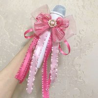 New Fashionable Handmade Jellyfish Bow Tie Anime Concert Hand Light Bowkont Shirt Collar Flower Brooch Accessories Gifts