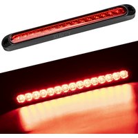 15LED Tail Light Strip Bar License Plate Strip Tail Brake Light Red Turn Signal Warning Light Lorry Truck Car Parts Accessories
