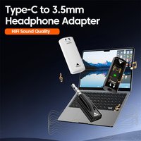 Type-C to 3.5 MM Audio Converter Female to Female Type C Headphone Adapter For iPhone16 17 Samsung Type C TO 3.5MM Male Adapter