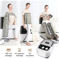 6 chamber Air wave pressure Massager Pneumatic Boots Lymphatic Drainage Vacuum Pressure Massager feet arms and legs Recovery