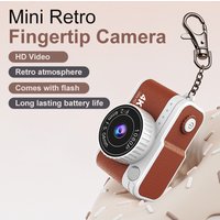 HD Retro Mini-Kamera 1,83 Zoll mit Bildschirm 1080P Sport-Videorekorder Tragbar Vintage-Stil für Innen- und Außenbereich