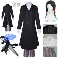 Enmu Cosplay Costume Wig Anime Dream Halloween Carnival Party Clothes
