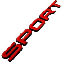 Rear Tailgate Boot Lid Metal Emblem Badge Label for Range Rover and Discovery Sport – Multicolor Sport Lettering Modification