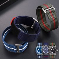 Nylon Fabric Watch Strap 20mm 22mm for Tudor for Collar Hidden FXD Watch Band for Seiko for Omega Men's Outdoor Sport Bracelets