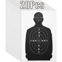 20Pcs Shooting Target Paper Silhouette Style 17x25in Paper Targets for Shooting Range Airsoft BB Pellet Gun Shooting Practice