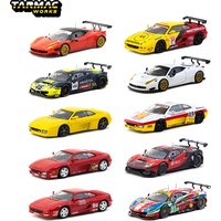Tarmac Works In Stock 1:64 Ferrari 458 488 GT3 345 F355 Challenge Diecast Car Model Collection Toy Tarmac Works