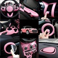 Car Interior Modification Pink Tachometer Decorative Shell For MINI COOPER S CLUBMAN F54 F55 F56 F57 F60 Car Sticker Styling