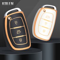 TPU Auto Fernbedienung Schlüssel Fall Abdeckung Shell Anhänger für Hyundai Tucson Santa Fe Rena Sonate Elantra Creta ix35 ix45 i10 i30 i40 Zubehör