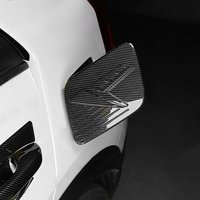For Kia Niro EV 2023 2024 2025 Carbon Style Car Exterior Gas Fuel Oil Tank Cover Cap Sticker Cover Trim Car Styling