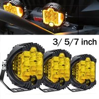 12V 24V 3" 5" 7" Led Cmobo Flood Spot Work Light Auxiliary Driving Fog Light For Motorcycle Truck Jeep Offroda ATV UTV