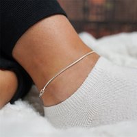 Snake Chain Anklet Stainless Steel Adjustable Chain Ankle Gifts for Women Girls Jewelry Accessories Wholesale Dropshipping