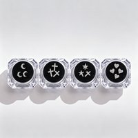 Silver Metal Tooth Gems, Star Cross Heart Rhinestone, Hollow Thin Sheet Design, Dental Jewelry Decoration