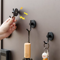 5Pcs Strong Magnetics Heavy Duty Hook Hanger Hook for Home Refrigerator Kitchen Bathroon Key Holder Load Bearing Storage Wareh