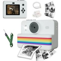 Cyfrowy aparat fotograficzny dla dzieci Mini drukarka Przenośny termiczny natychmiastowy nadruk Zdjęcie Aparat fotograficzny dla dzieci 2,8-calowy