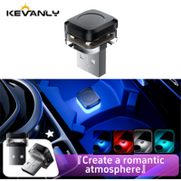 1x Car USB Led Light mood lamp Plug Play Universal LED interior Atmosphere Light Auto Reading Lamp Decorations Decorative Strip