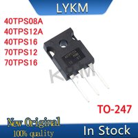 5/PCS New Original 40TPS08A 40TPS12A 40TPS16 70TPS12 70TPS16 40A70A/1200V1600V TO-247 Unidirectional thyristor In Stock